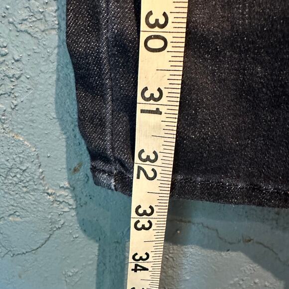 7 for all mankind jeans 32 Waist A pocket Dark Denim Stretchy Comfy Wide Leg - Picture 5 of 11